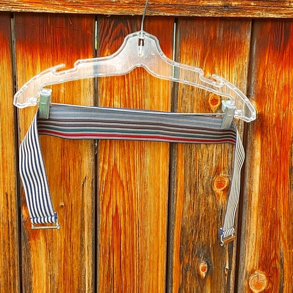 Smart set Blue and cream waist belt - Picture 4 of 6